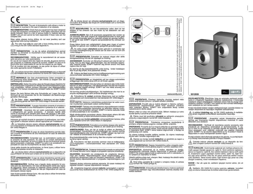SOMFY 5012939 User manual