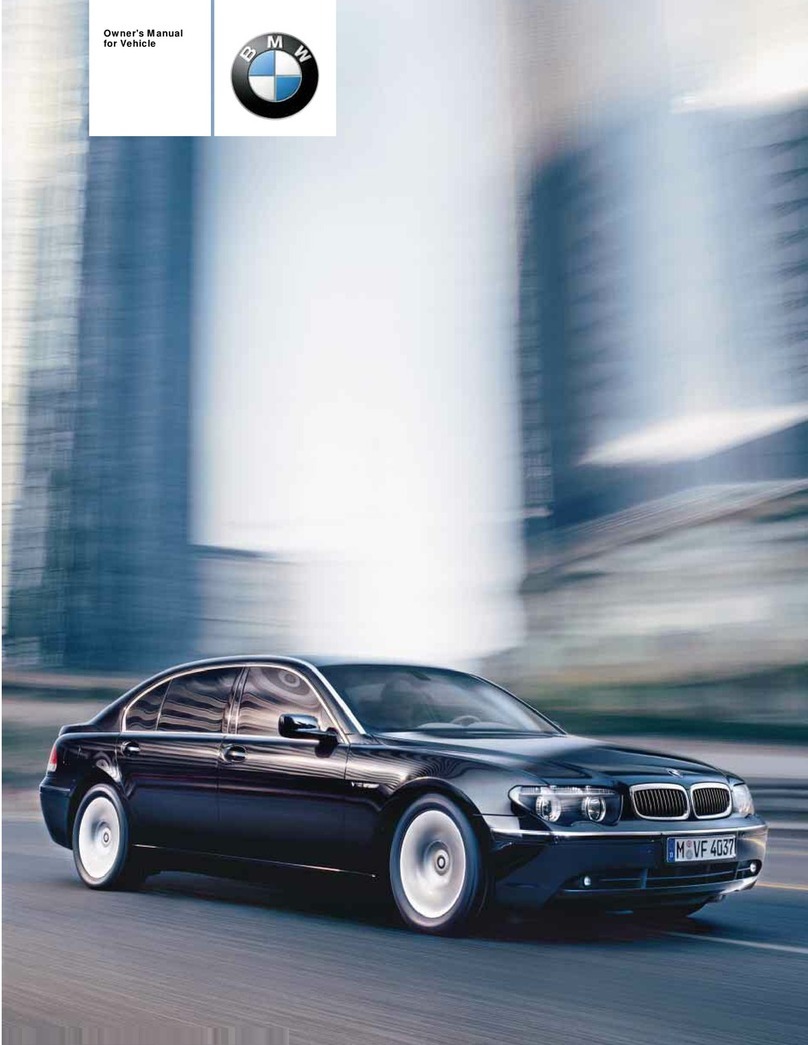 BMW SERIE 7 2004 owner's manual