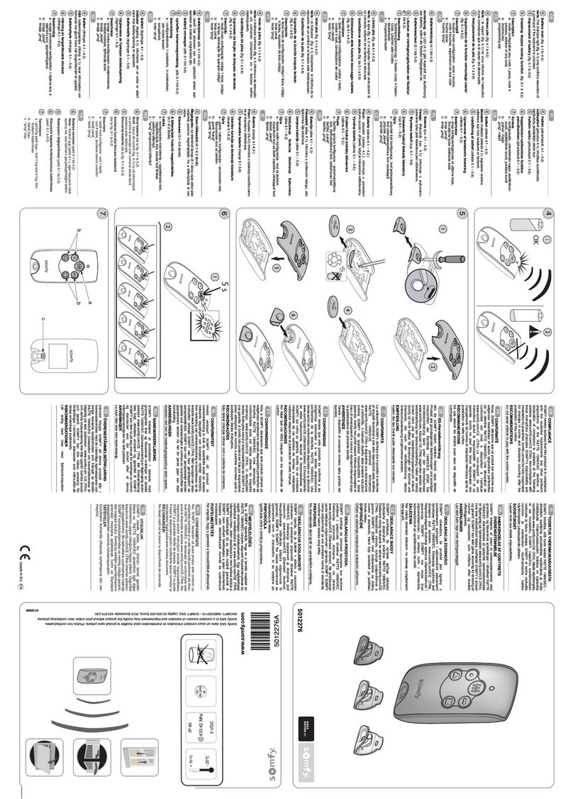 SOMFY KEYTIS 4 User manual