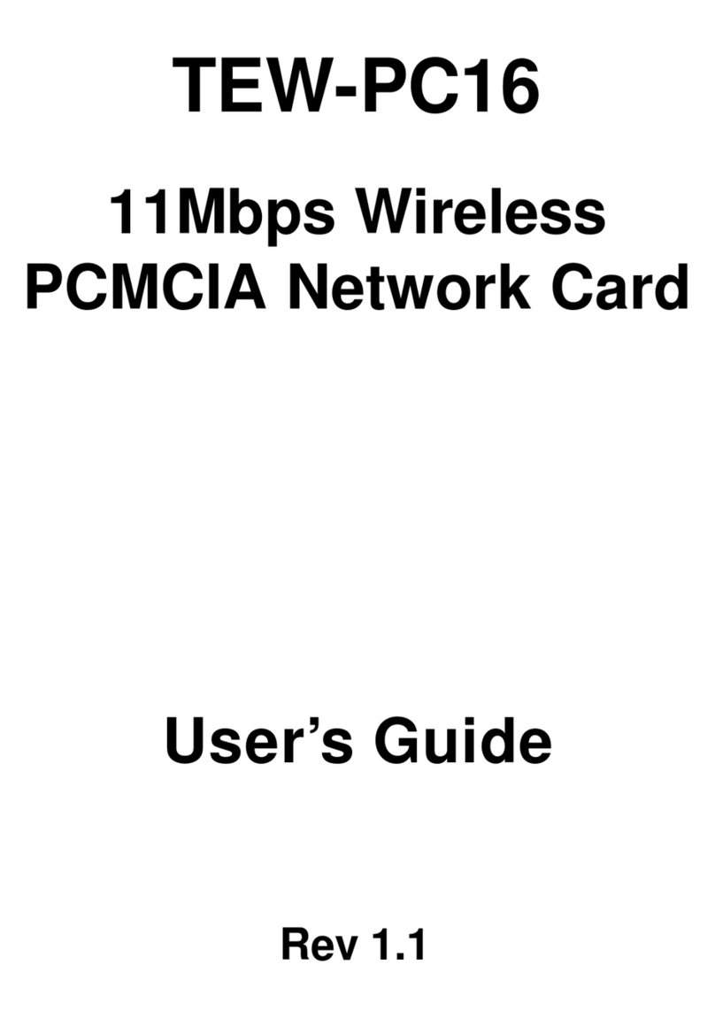 TRENDnet TEW-PC16 User manual