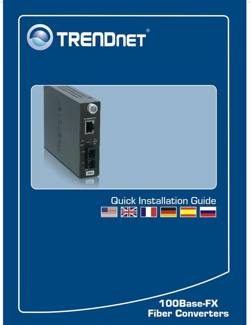 TRENDnet TFC-110S100 User manual TRENDnet TFC-110S100 User manual