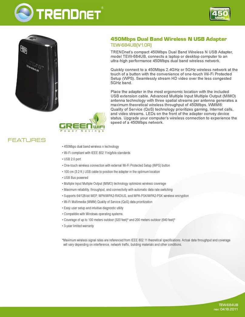 TRENDnet TEW-684UB - User manual