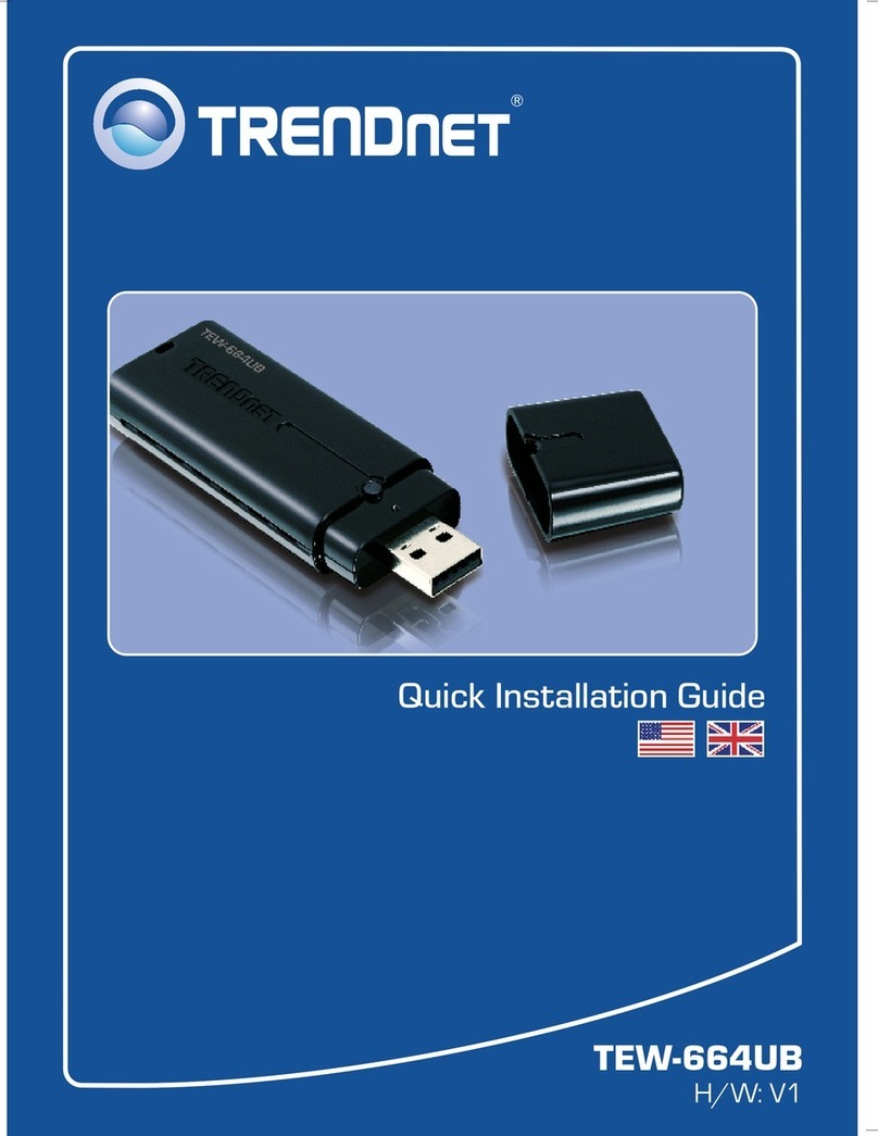 TRENDnet TEW-664UB User manual