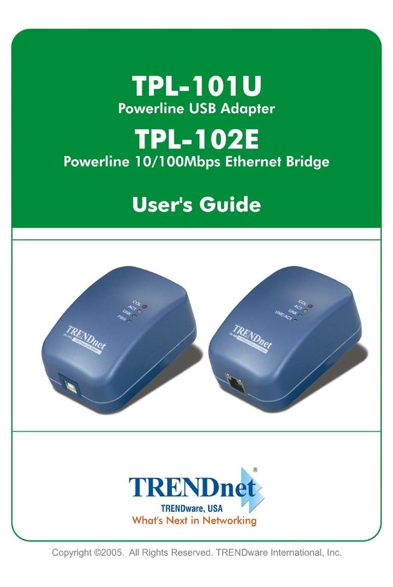 TRENDnet TPL-101U User manual