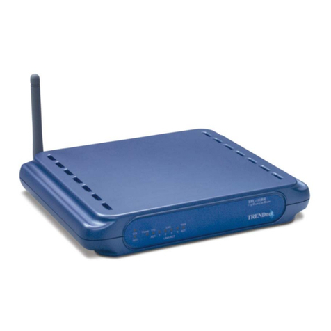 TRENDnet TPL-111BR - WIRELESS POWERLINE ROUTER 125 User manual TRENDnet TPL-111BR - WIRELESS POWERLINE ROUTER 125 User manual