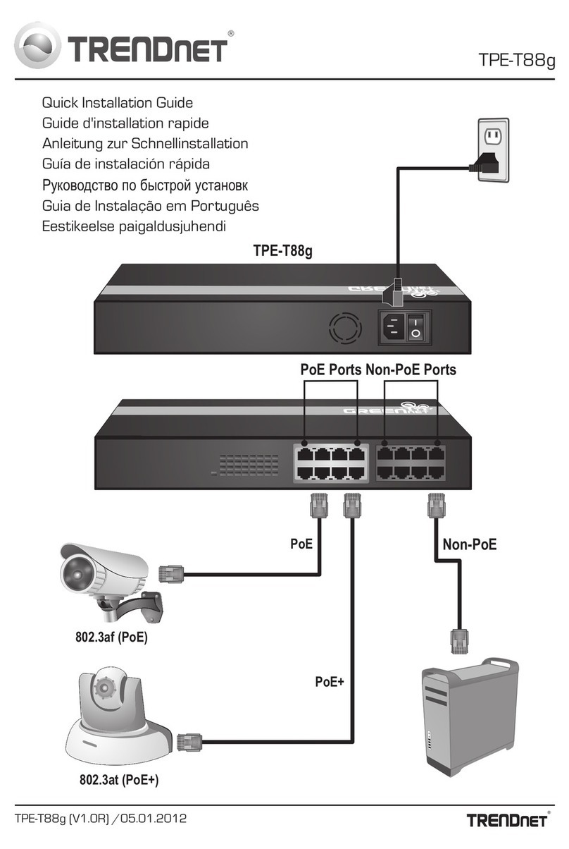 TRENDnet TPE-T88G User manual