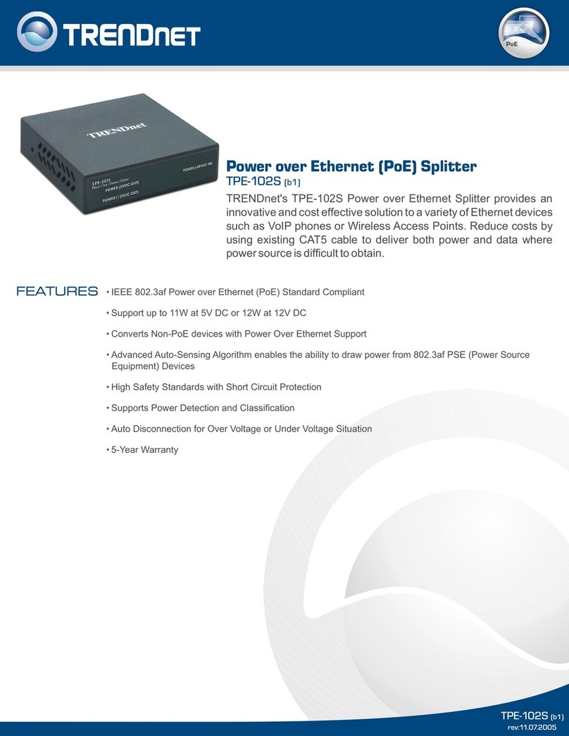 TRENDnet TPE-102S User manual