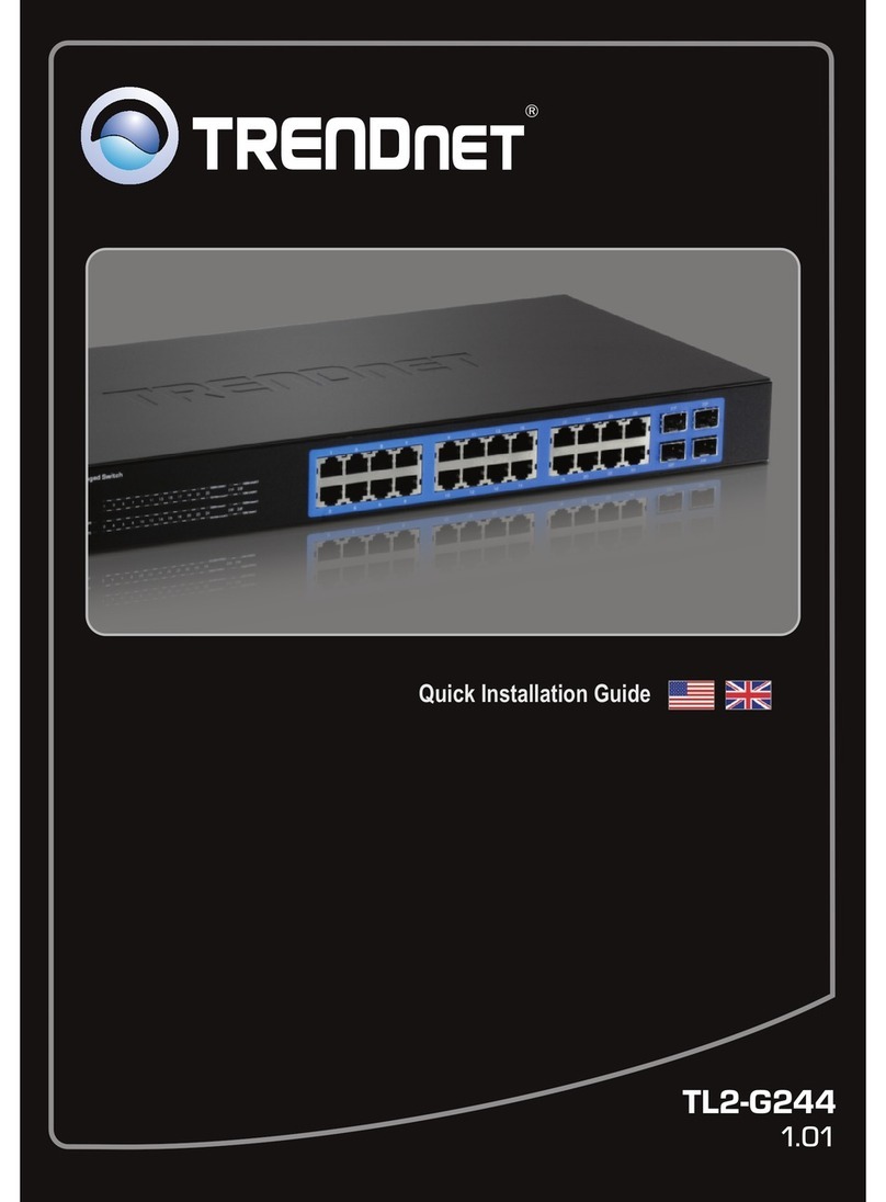 TRENDnet TL2-G244 Quick installation guide