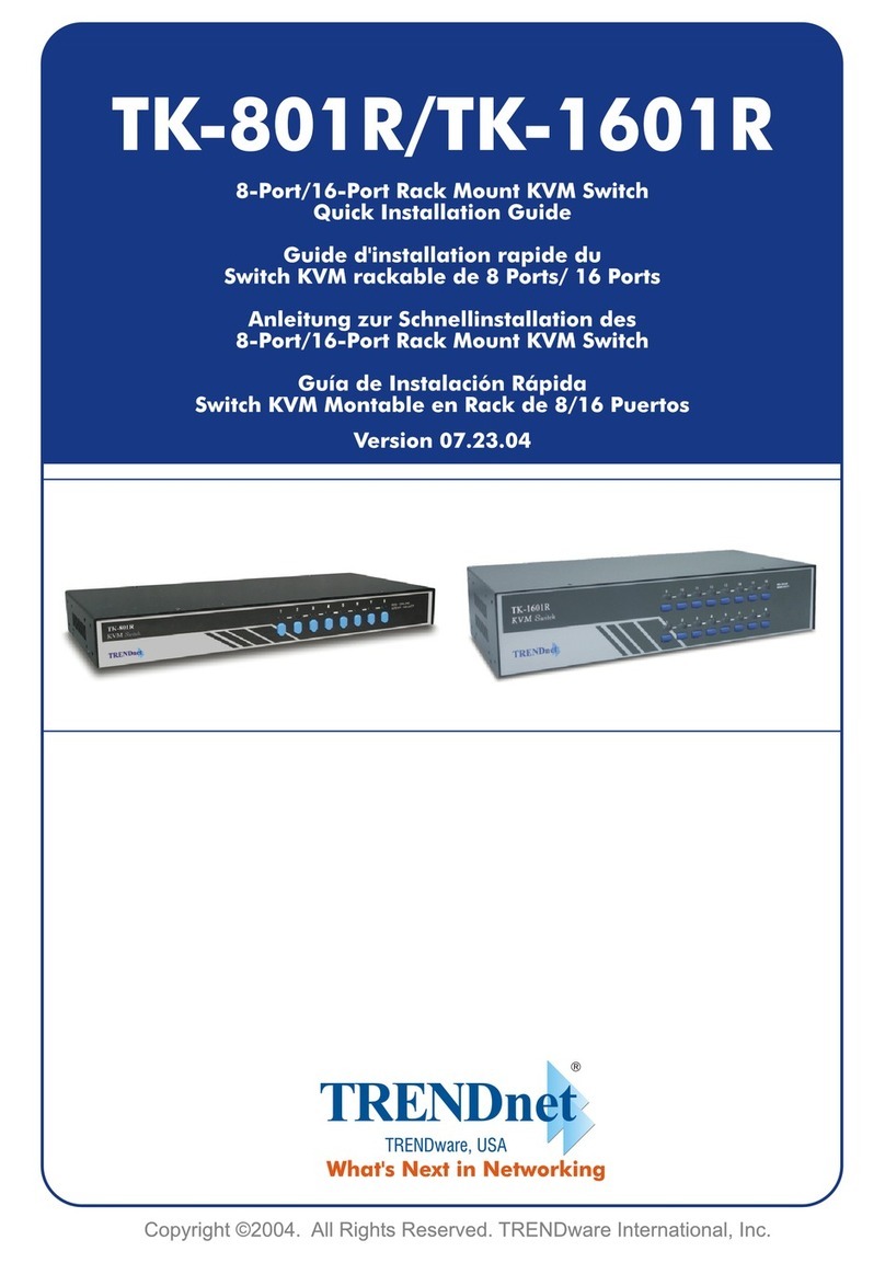 TRENDnet TK-801R User manual