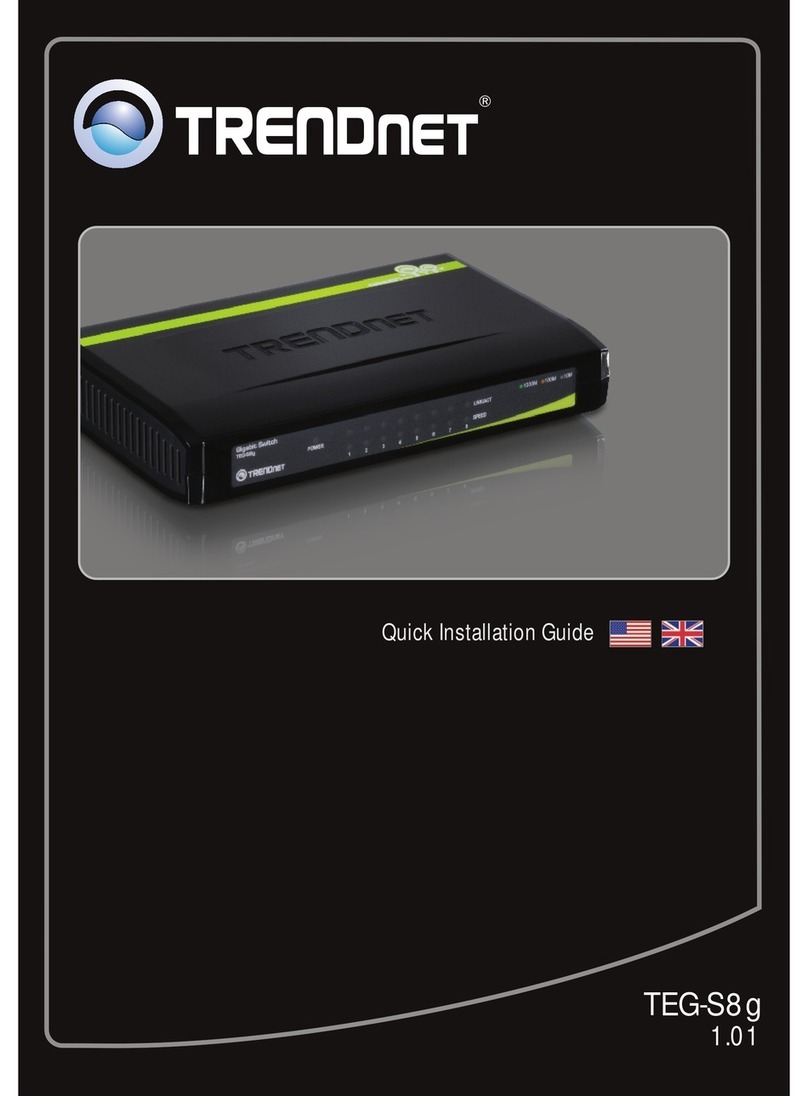 TRENDnet TEG-S8g User manual