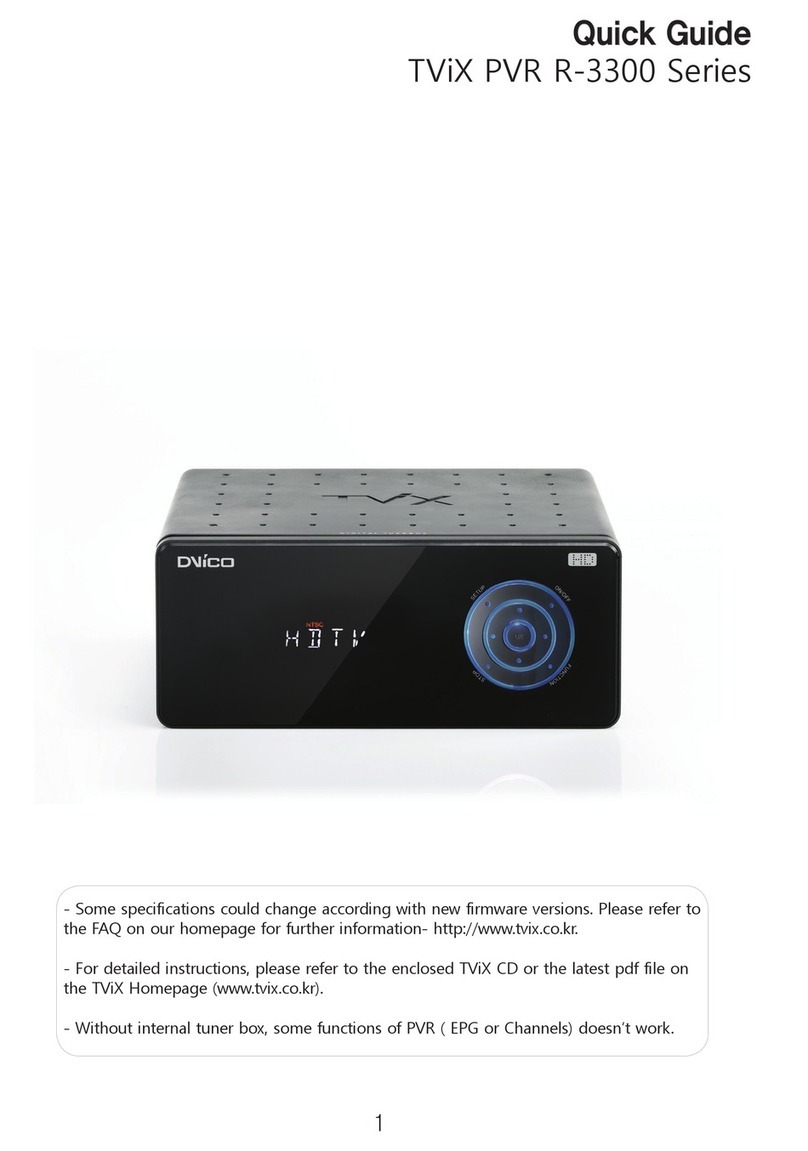 Dvico PRV R-3300 quick guide