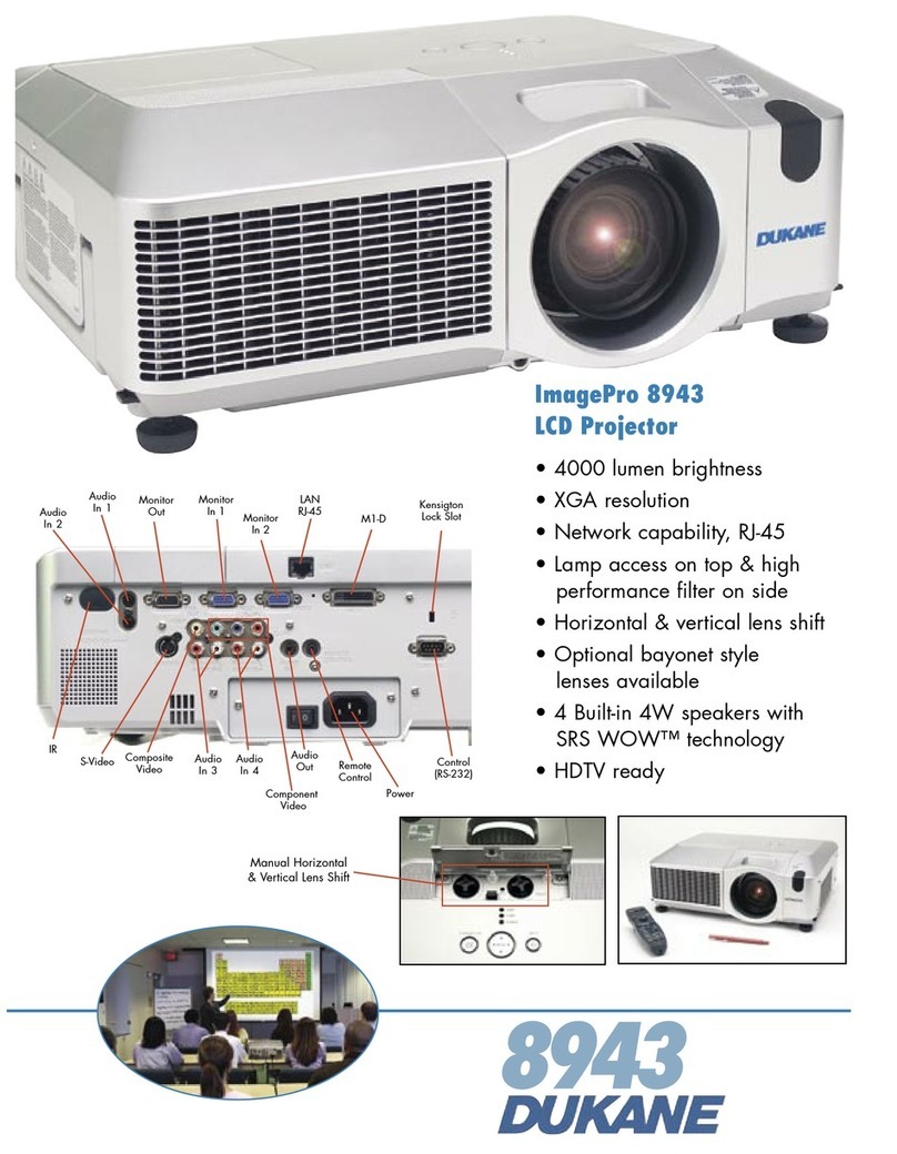 Dukane ImagePro 8943 User manual