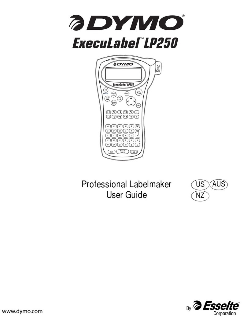 Dymo LabelPoint 250 User manual