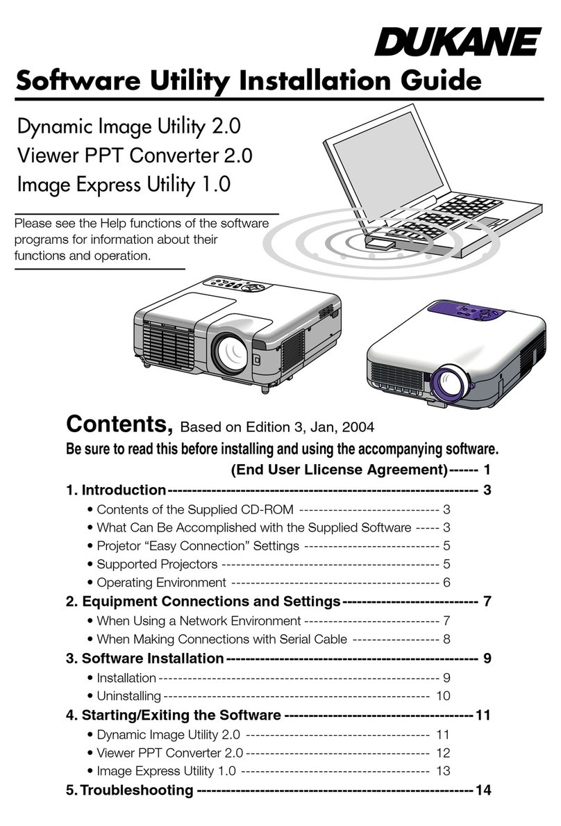Dukane ImagePro 9066 installation guide