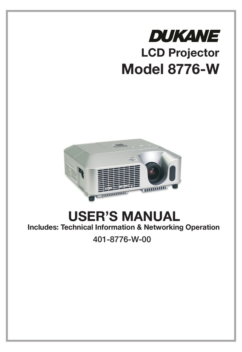 Dukane ImagePro 8776-W User manual