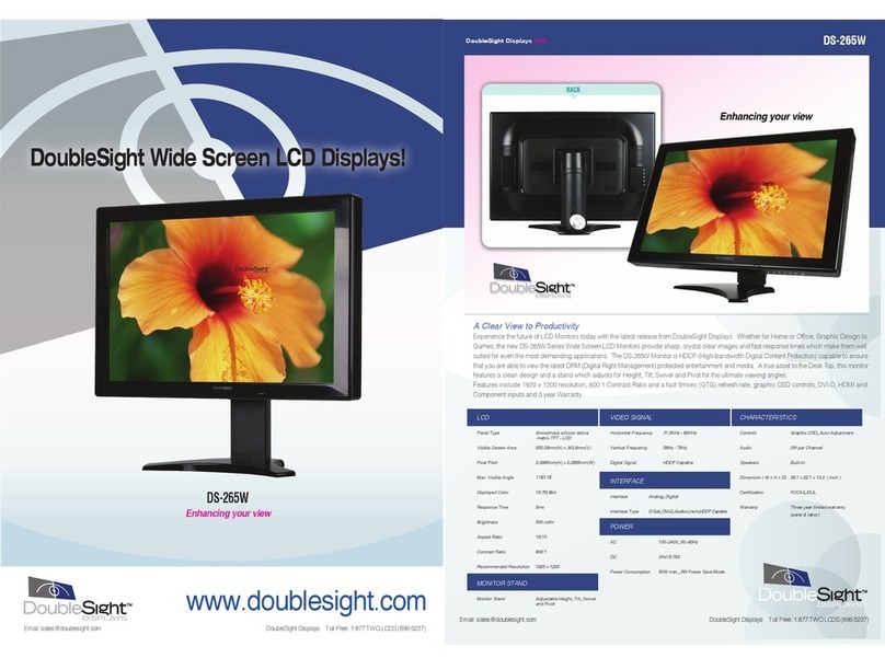 DoubleSight DS-265W User manual