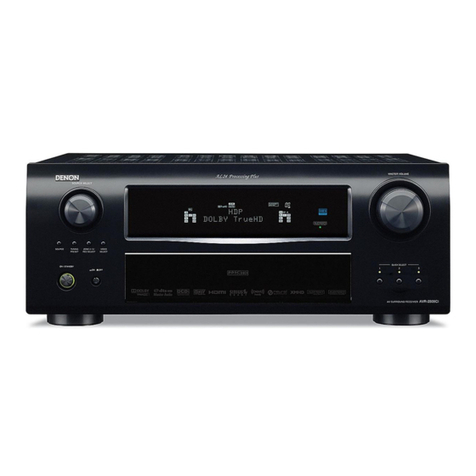 Denon AVR-2809CI owner's manual