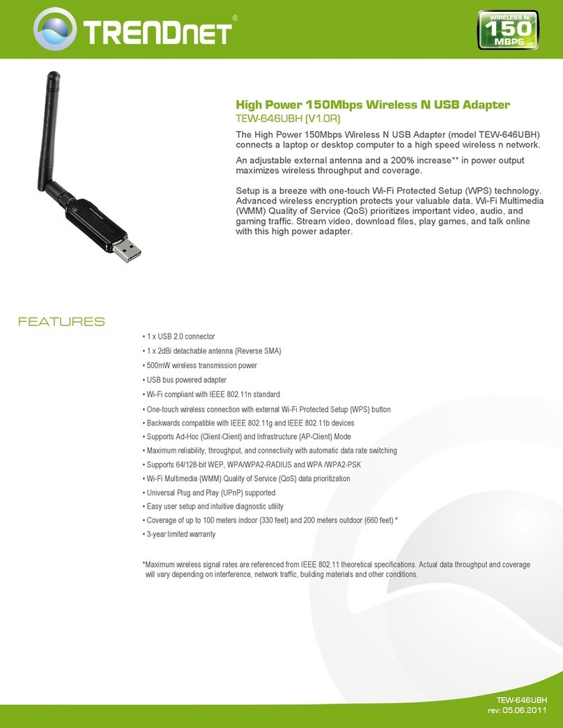 TRENDnet TEW-646UBH datasheet