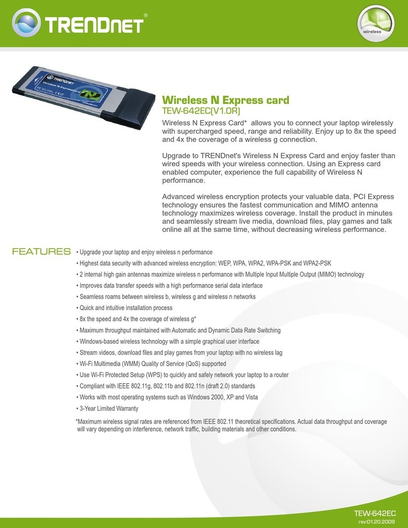 TRENDnet TEW-642EC Specifications