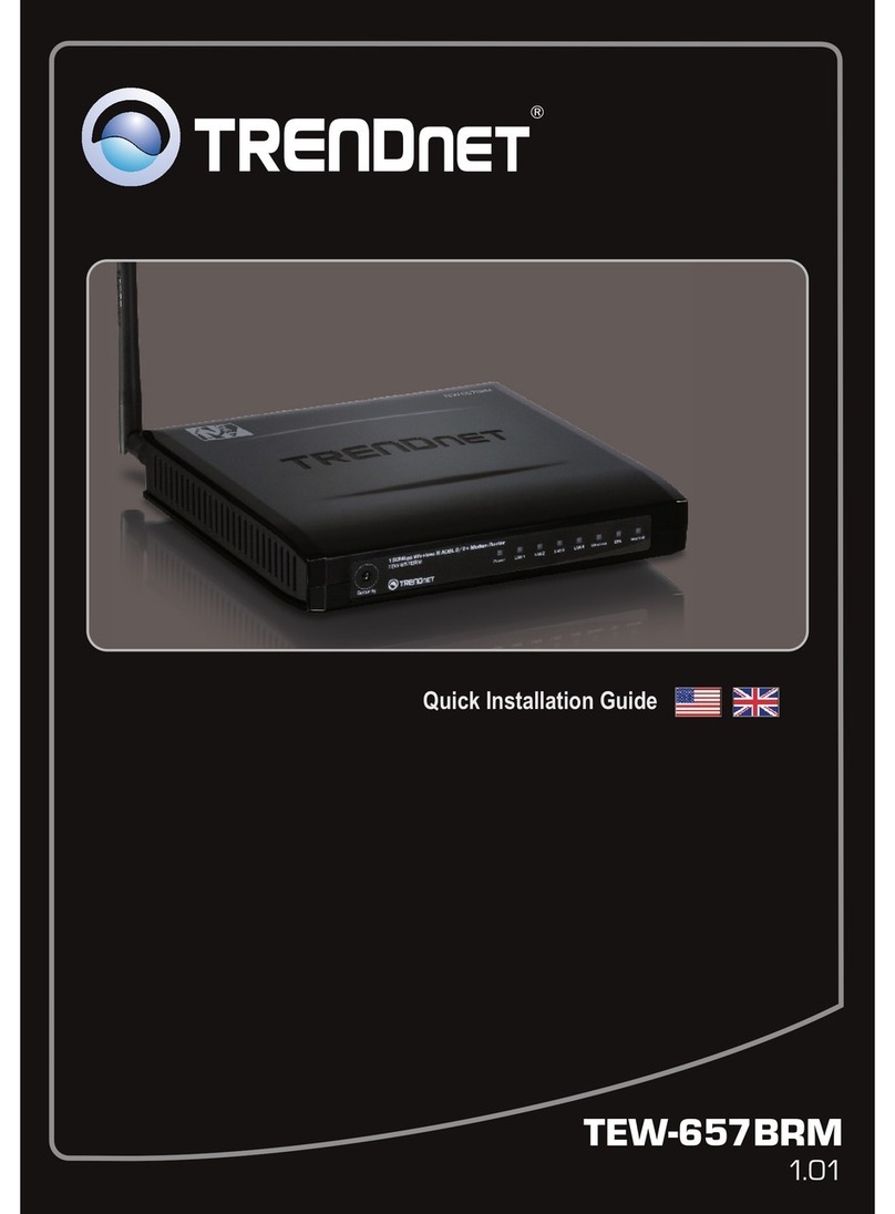 TRENDnet TEW-657BRM User manual TRENDnet TEW-657BRM User manual