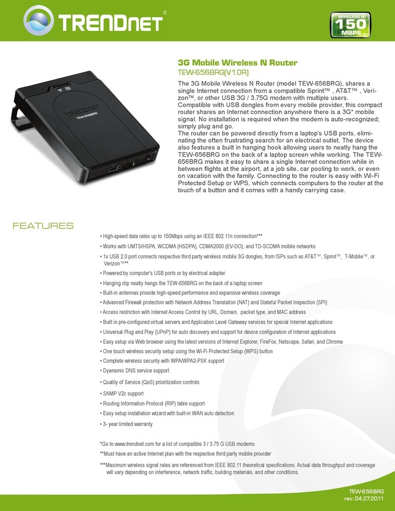 TRENDnet TEW-656BRG User manual