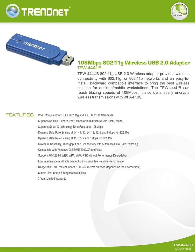 TRENDnet TEW-444UB User manual