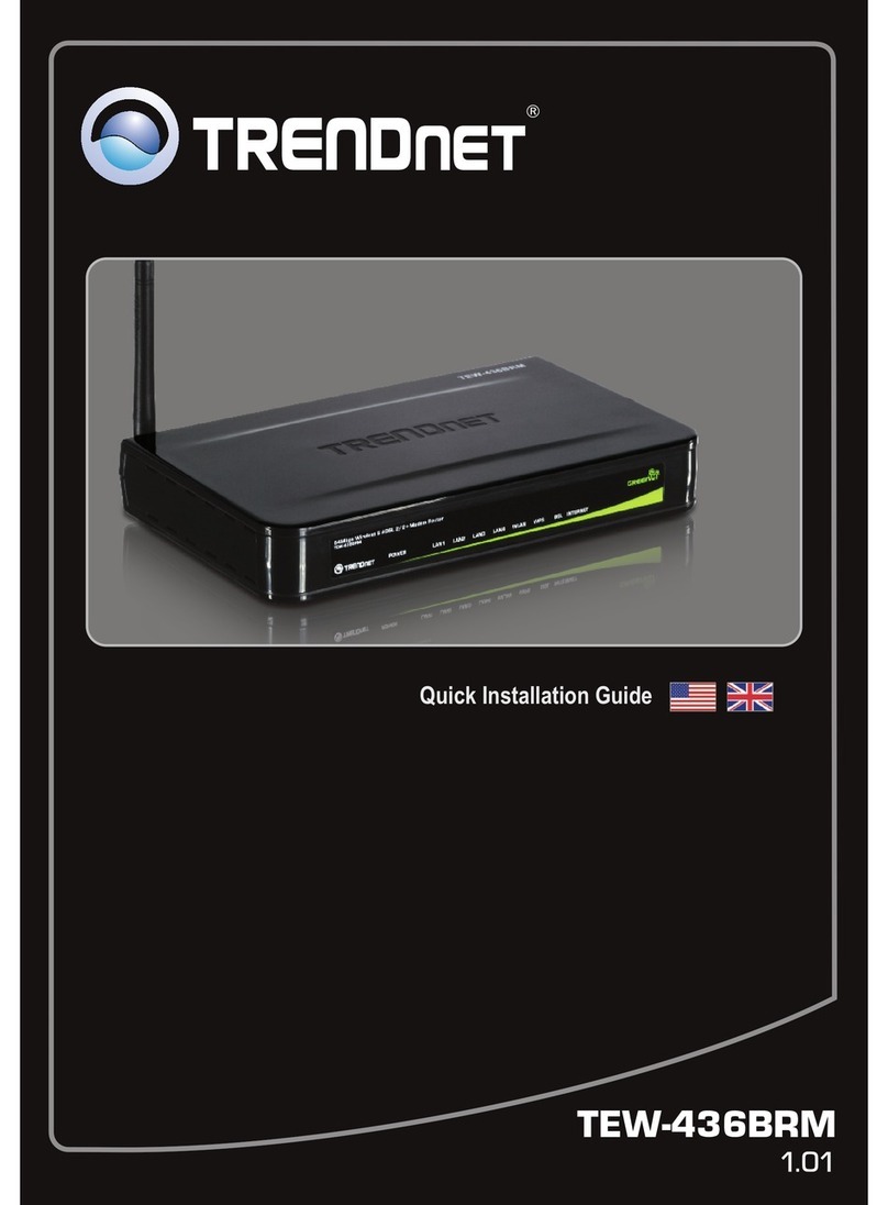 TRENDnet TEW-436BRM User manual TRENDnet TEW-436BRM User manual