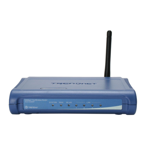 TRENDnet TEW-432BRP - Wireless Router User manual