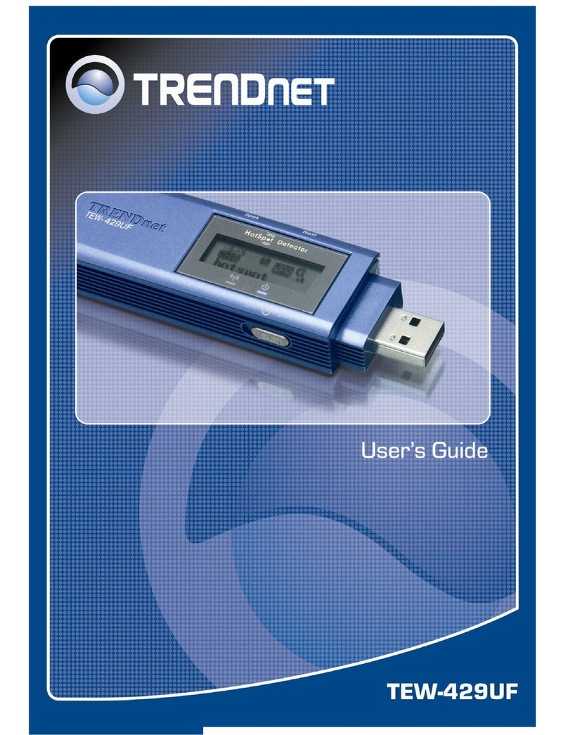 TRENDnet HotFlash TEW-429UF User manual