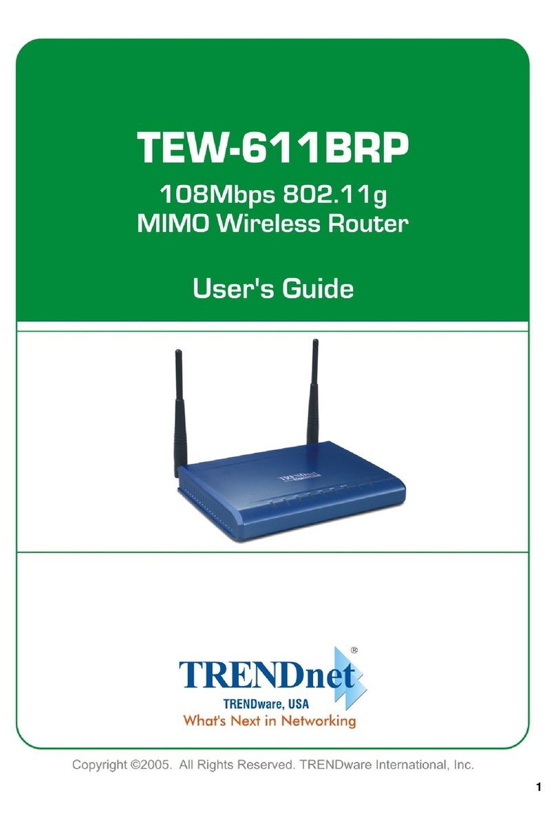 TRENDnet TEW-611BRP User manual