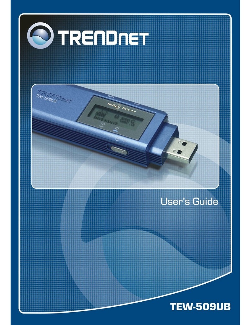TRENDnet TEW-509UB User manual