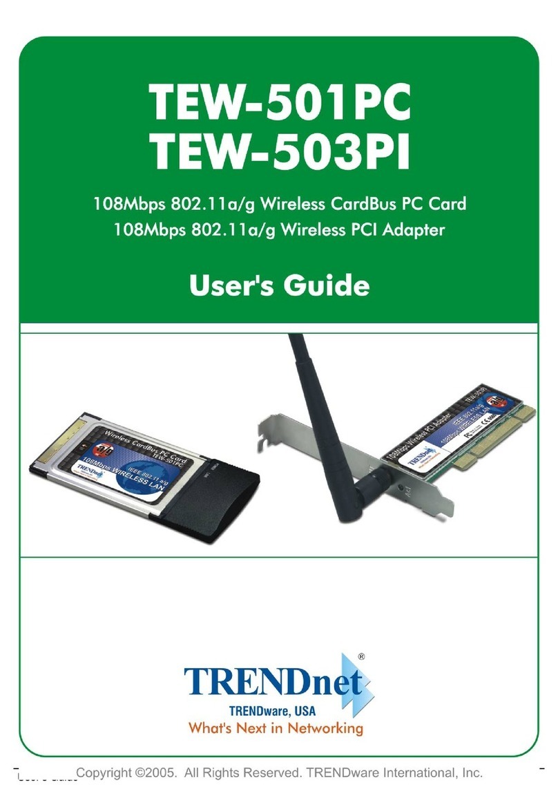 TRENDnet TEW-501PC user guide