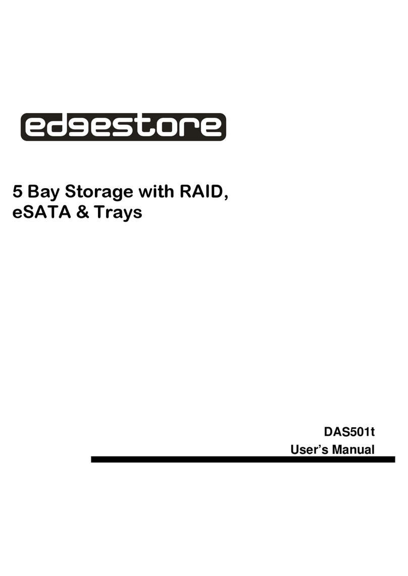 Edgestore DAS501t User manual