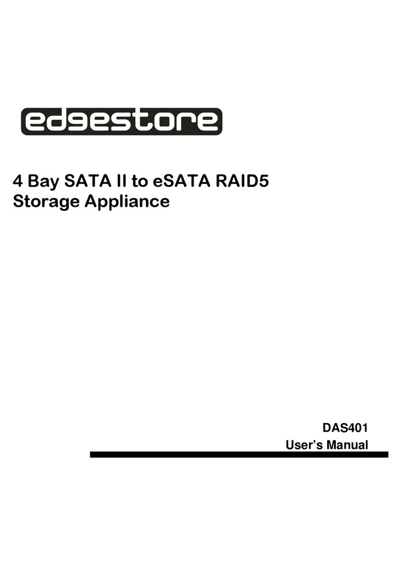 Edgestore DAS401 User manual