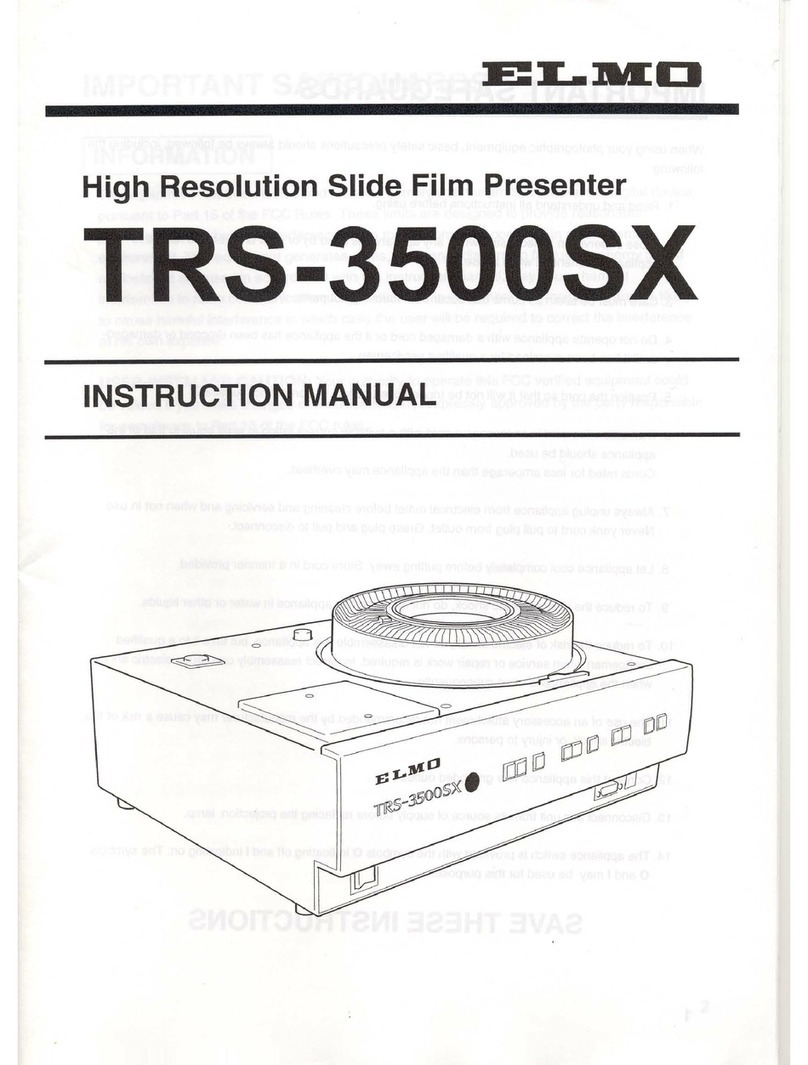 Elmo TRS-3500SX User manual