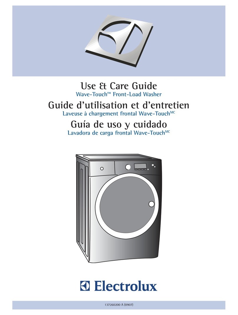 Electrolux EWFLS65I Use and care guide