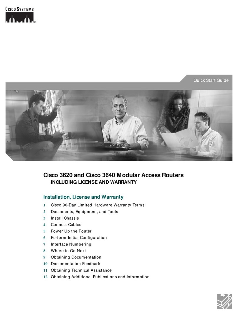 Cisco 3640 Series User manual Cisco 3640 Series User manual