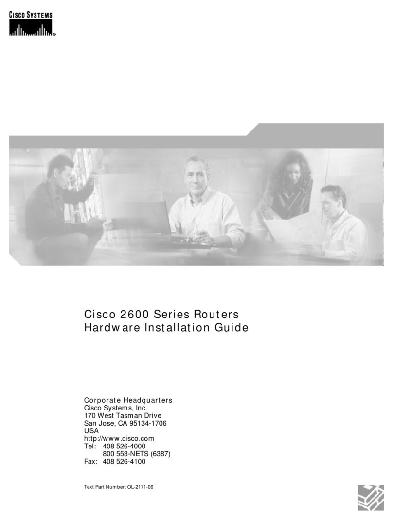 Cisco 2691 - VPN Bundle Router Manual Cisco 2691 - VPN Bundle Router Manual
