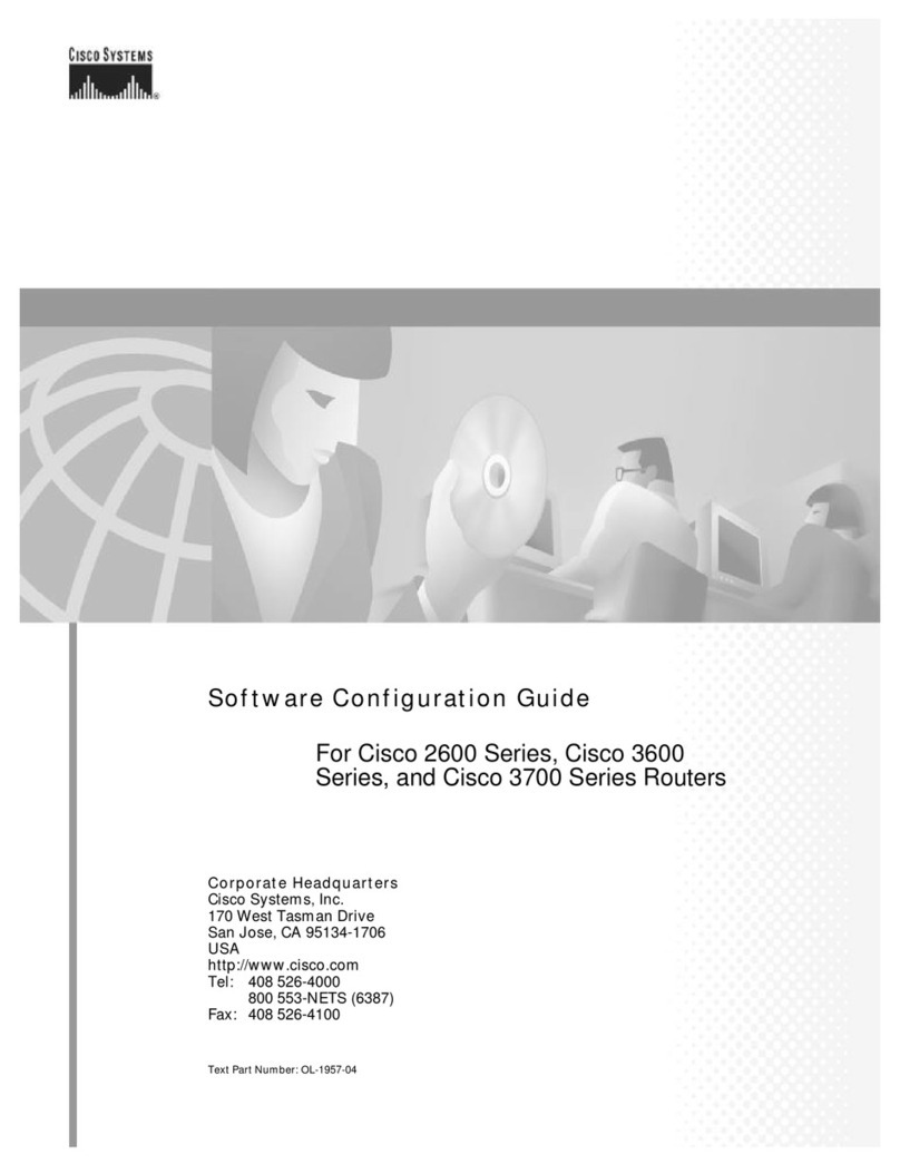 Cisco 2620 User manual