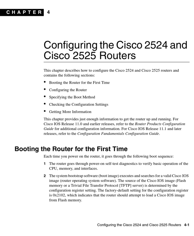Cisco 2524 - Router - EN User manual
