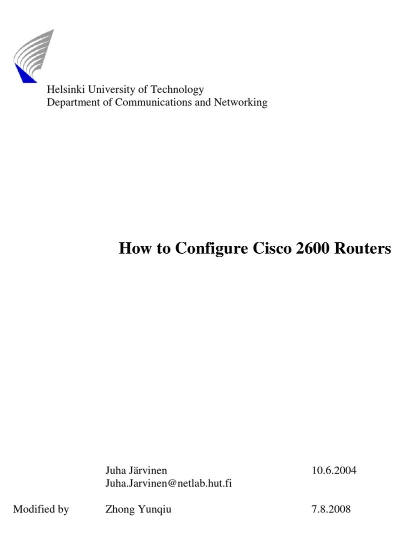 Cisco 2610XM Quick guide Cisco 2610XM Quick guide