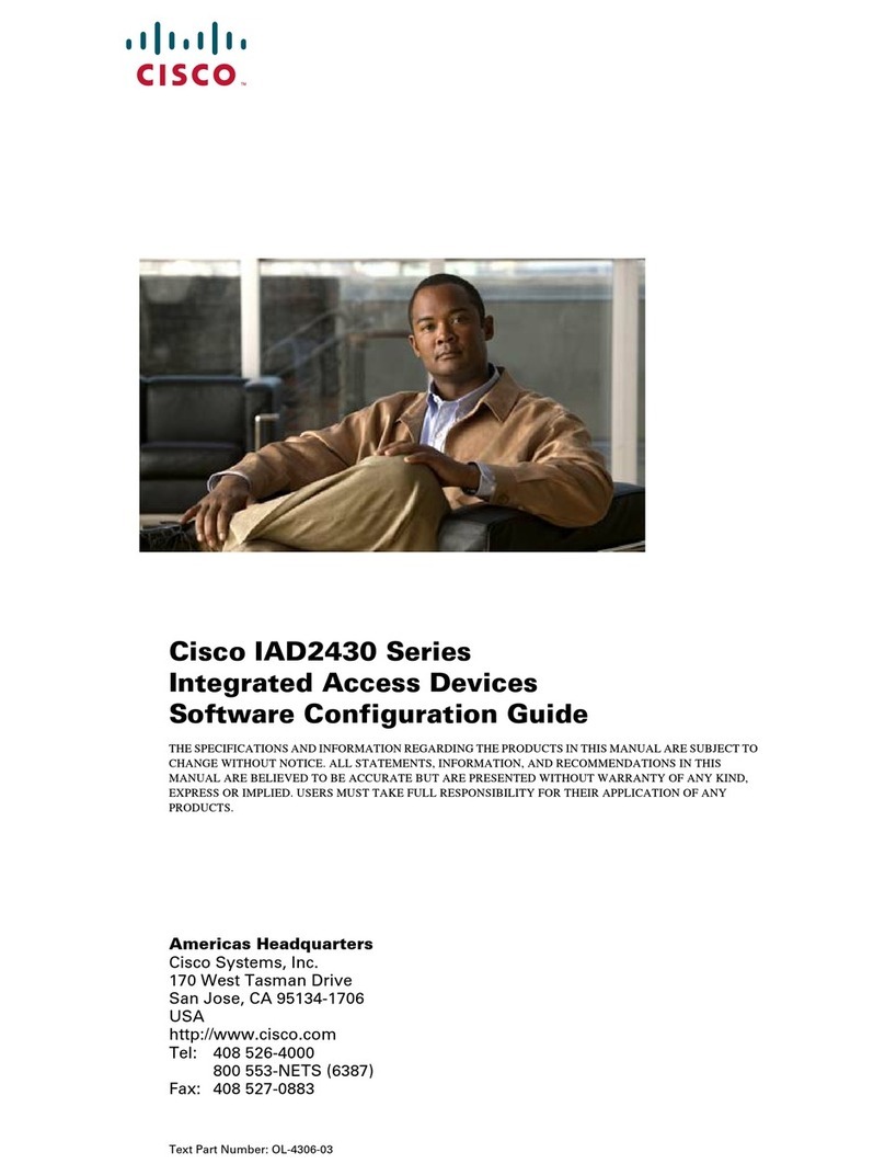 Cisco 2431 - IAD Router User manual