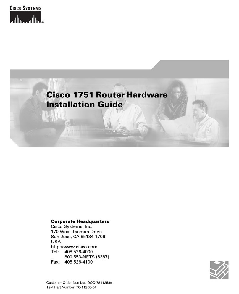 Cisco 1751V Hardware installation guide