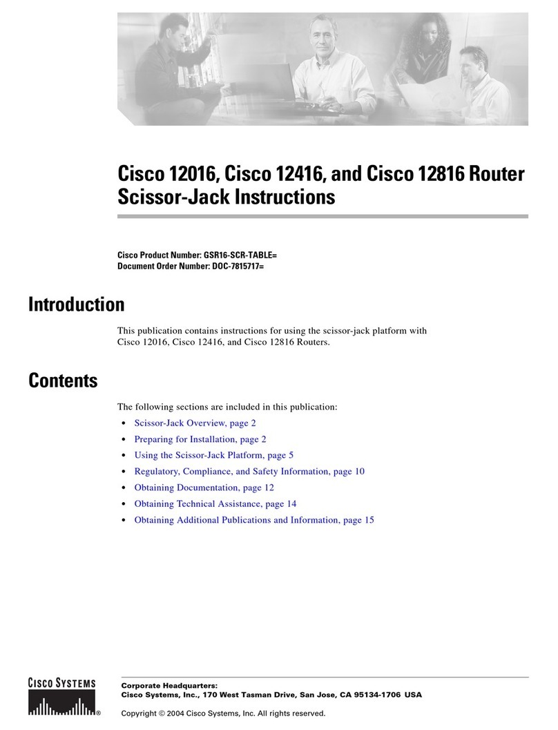 Cisco 12016 User manual