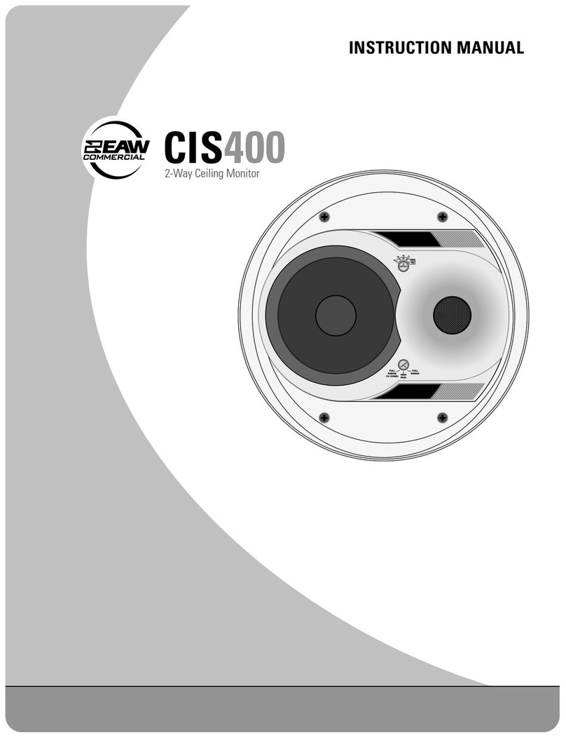 EAW CIS400 User manual