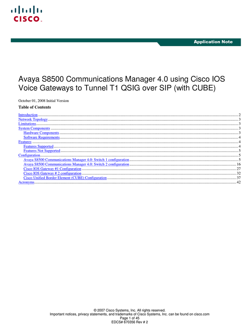 Cisco C8510-CHAS5-RF - Catalyst 8510 Campus Switch Router Modular Expansion... Installation and operating instructions Cisco C8510-CHAS5-RF - Catalyst 8510 Campus Switch Router Modular Expansion... Installation and operating instructions