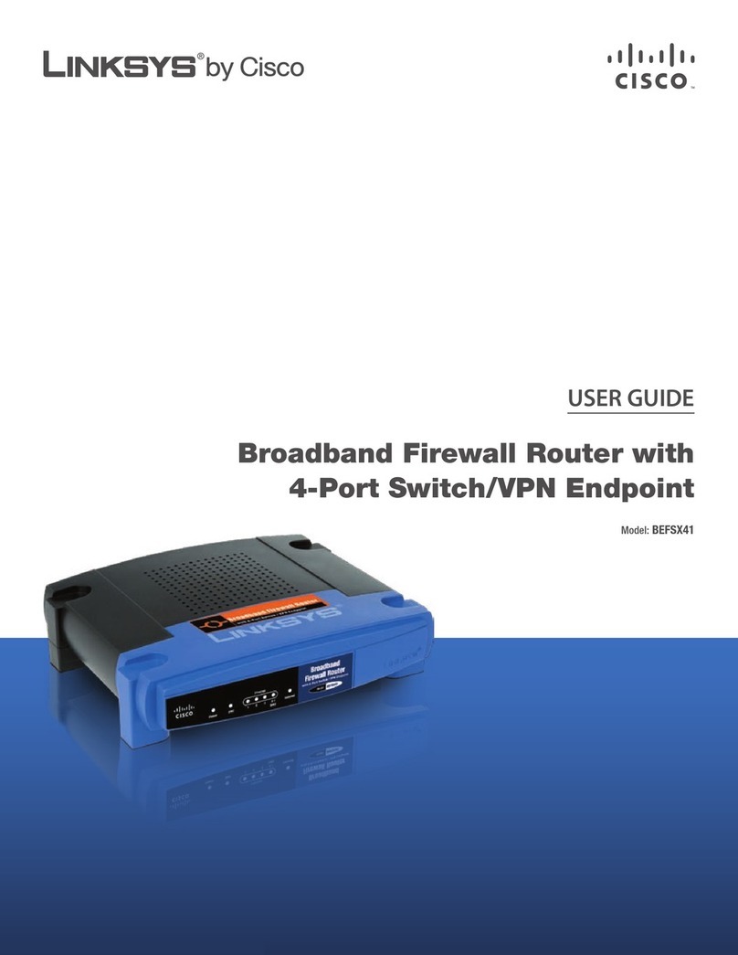 Linksys BEFSX41 - Instant Broadband EtherFast Cable/DSL Firewall... User manual