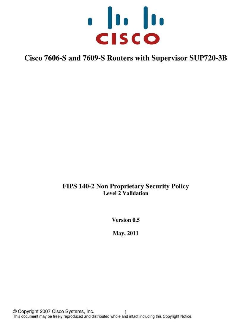 Cisco 7609-S User manual