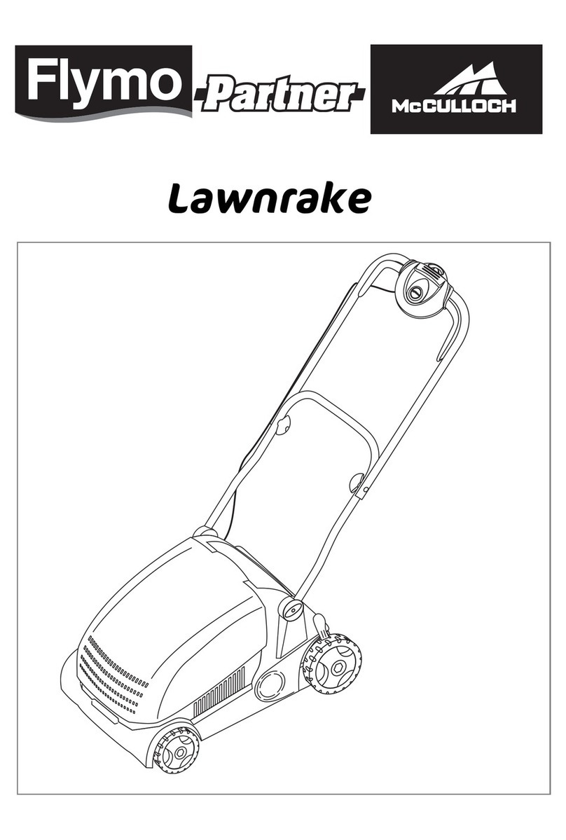 Flymo LAWNRAKE User manual