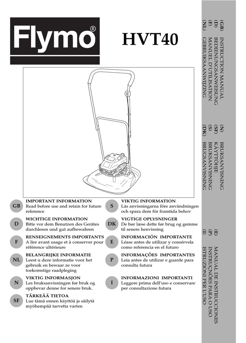 Flymo HVT40 User manual